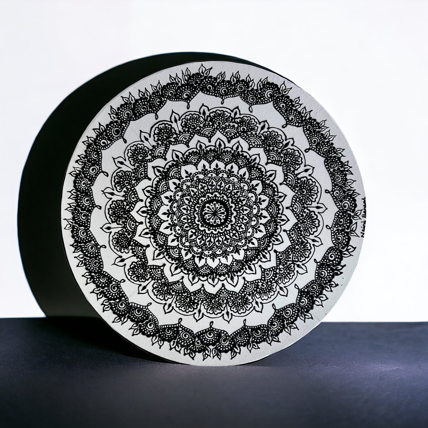 Radial Henna Design | 3D Mandala Art | Perfect Gift For Housewarmings | Interior Wall Decor