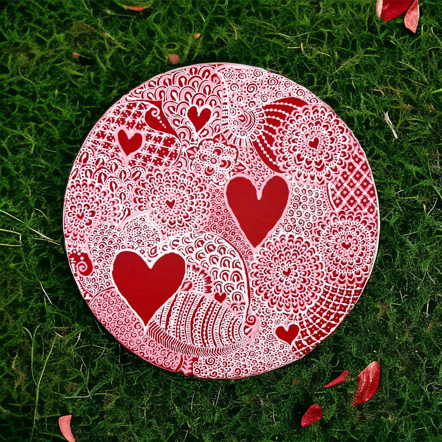 Handcrafted Henna Inspired Artwork for a Unique Present