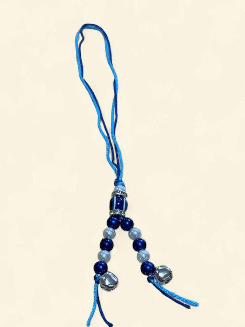 Evil Eye Blue Lumba Rakhi For Bhabhi