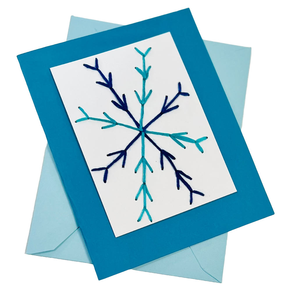 Threaded Snowflake Card