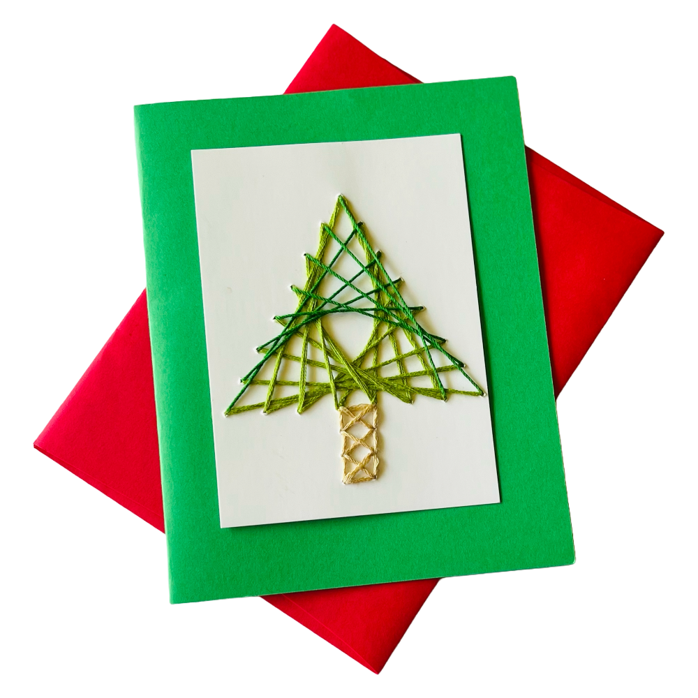 Threaded Christmas Cards