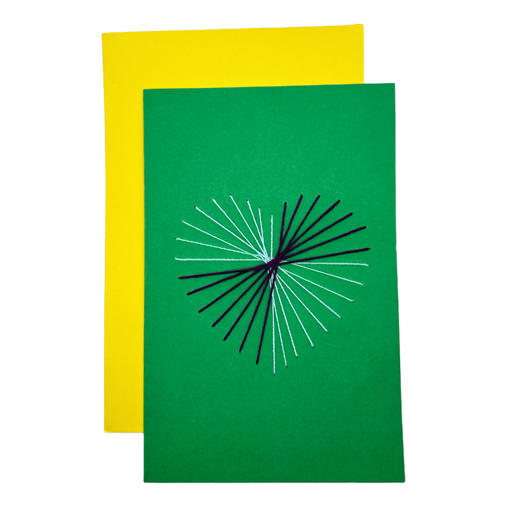 Hand Stitched Heart | Greeting Cards